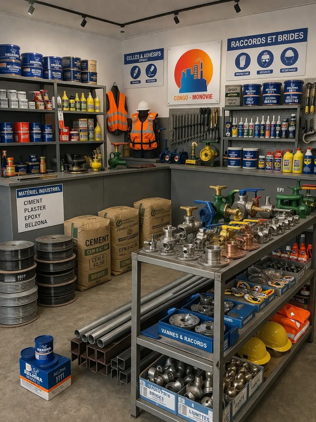 Vente produits industriels